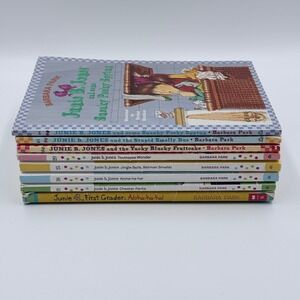 Junie B Jones Book Lot of 8 Barbara Park Paperback Early Reader Childrens Books